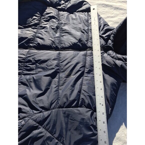 Spyder Men's Nexus Puffer Quilted Down Jacket Coat Navy Blue Black XL L - Picture 13 of 16
